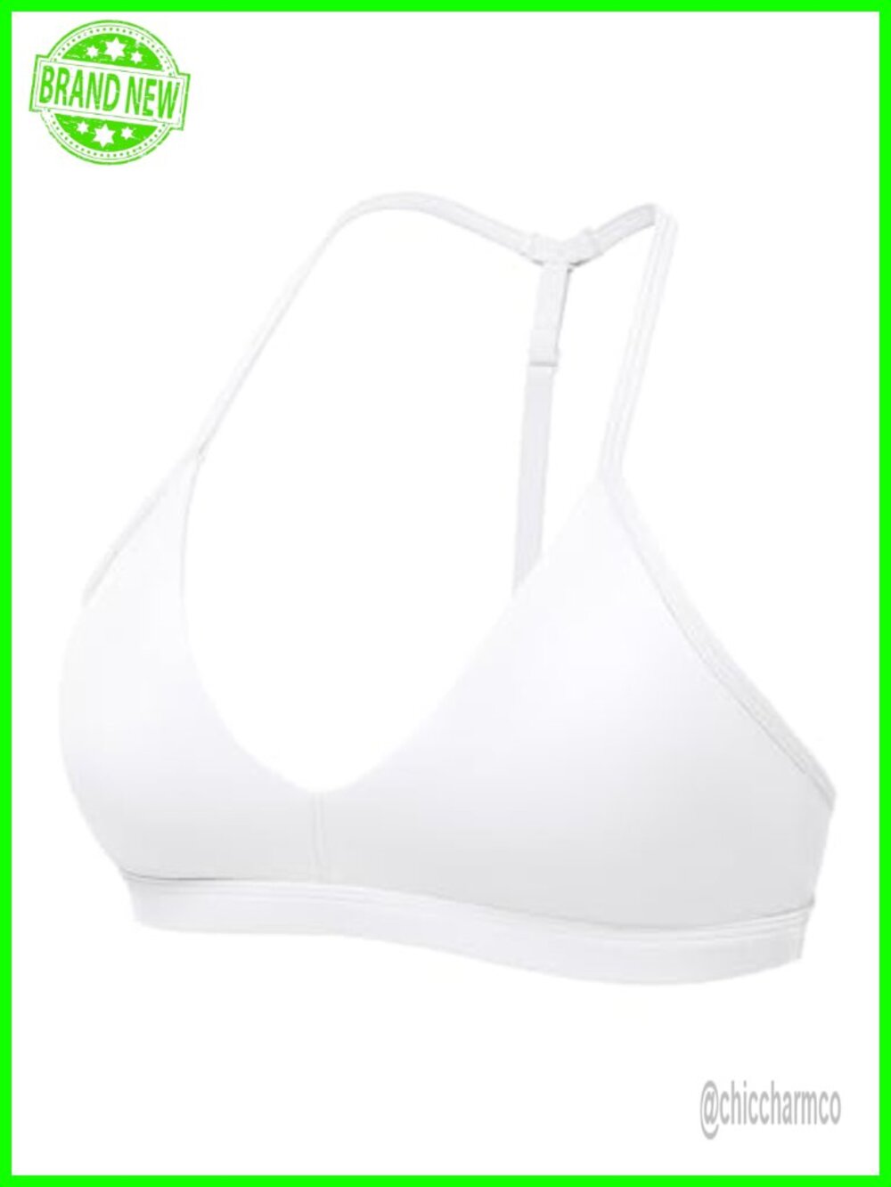 CoreFlex Women's Sports Bra with Removable Pads Y-Back Halter Light Support